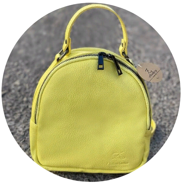 Итальянская сумка - рюкзак из натуральной кожи от AB Zapatos mochila NAPA pomelo АКЦИЯ