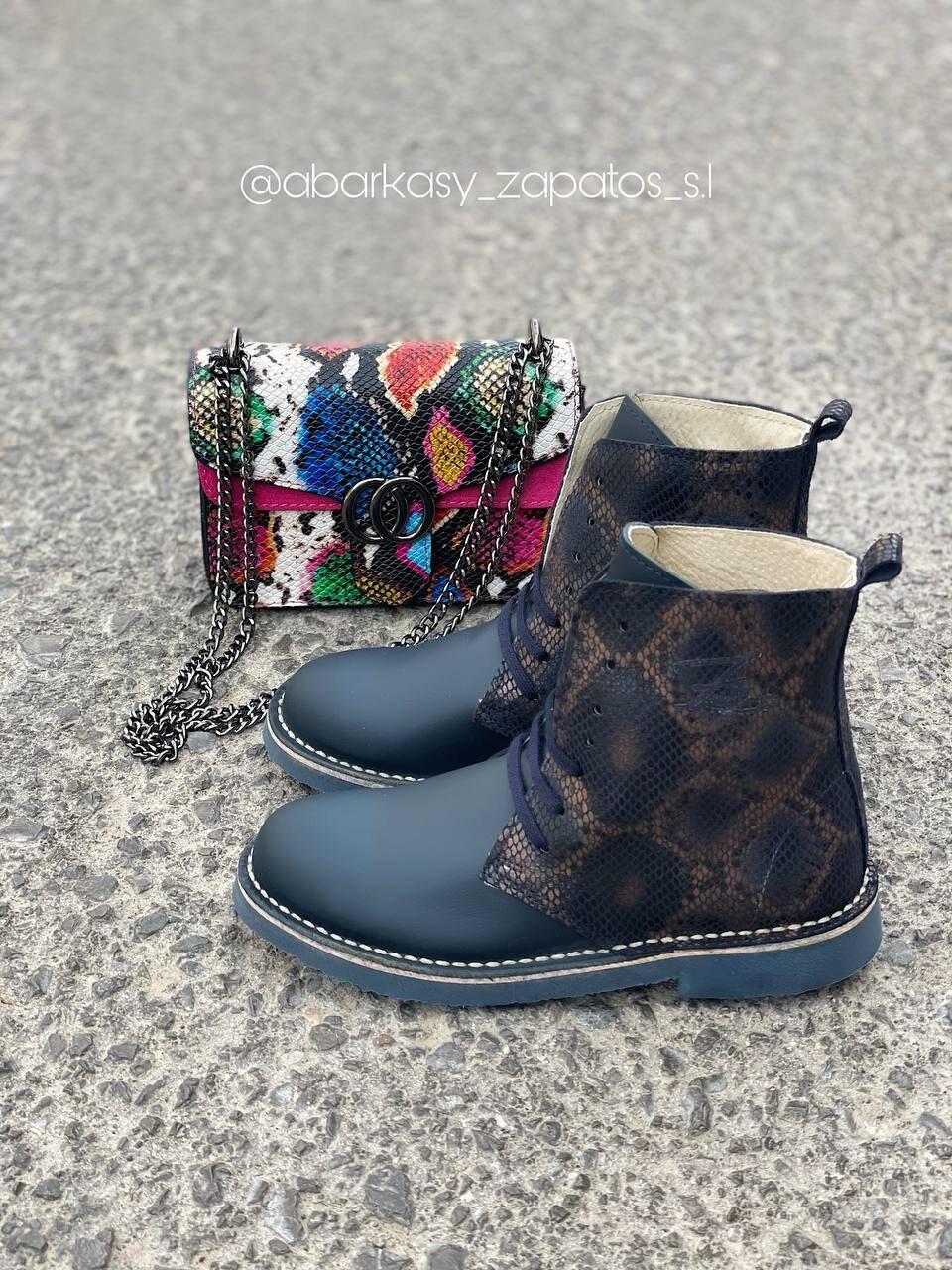 Ab. Zapatos 27025 serpiente MARINO + AB.Z · Pelle · 21-36 (510) АКЦИЯ - Imagen 2