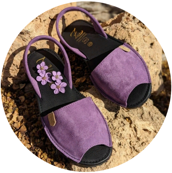 Ab.Zapatos • 3106-8 • lavanda+Pendientes flores PA3768 lila АКЦИЯ