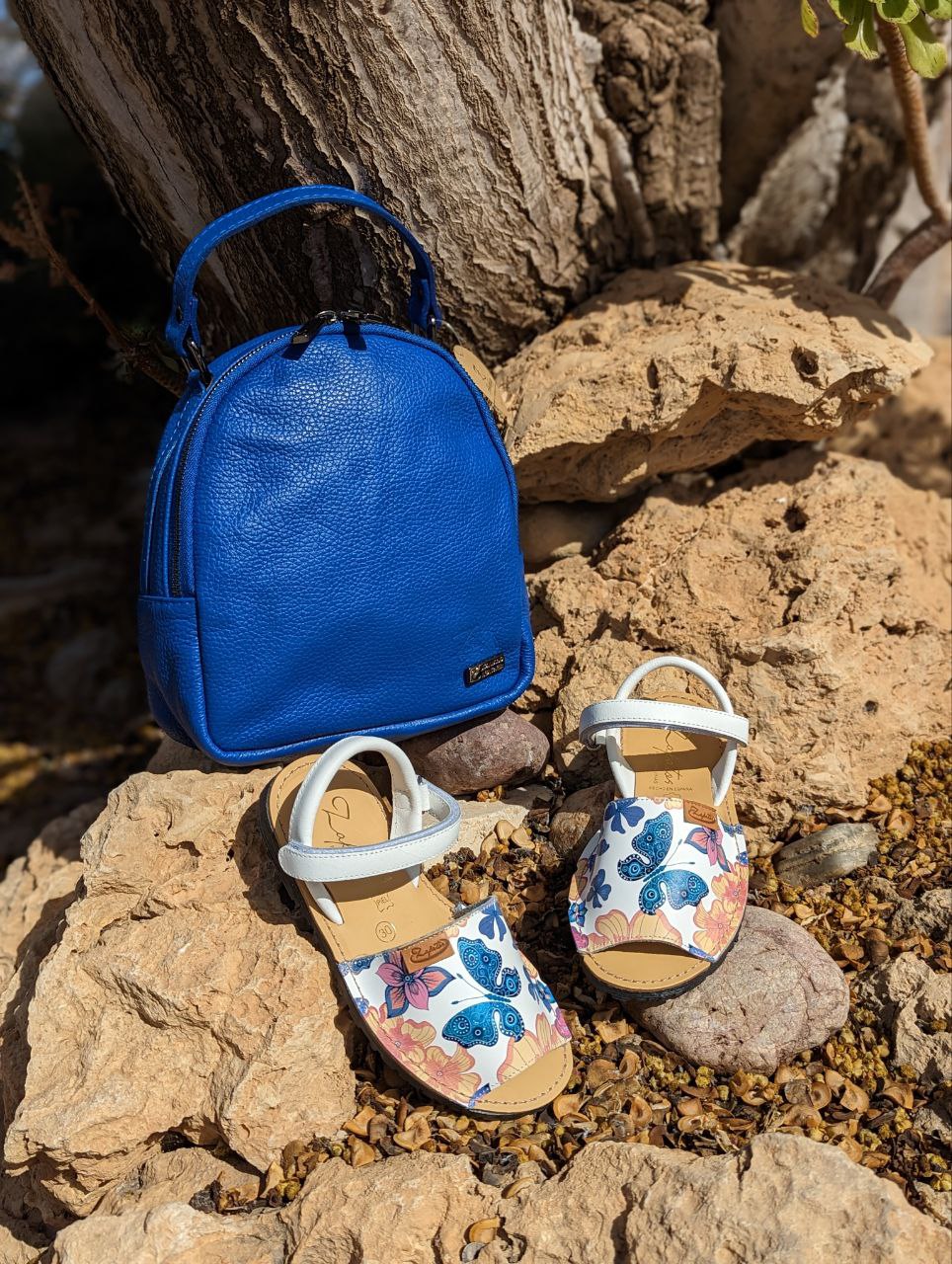 Zapatos 2328+AB.Z · Pelle · mochila NAPA (630) Royal - Imagen 2