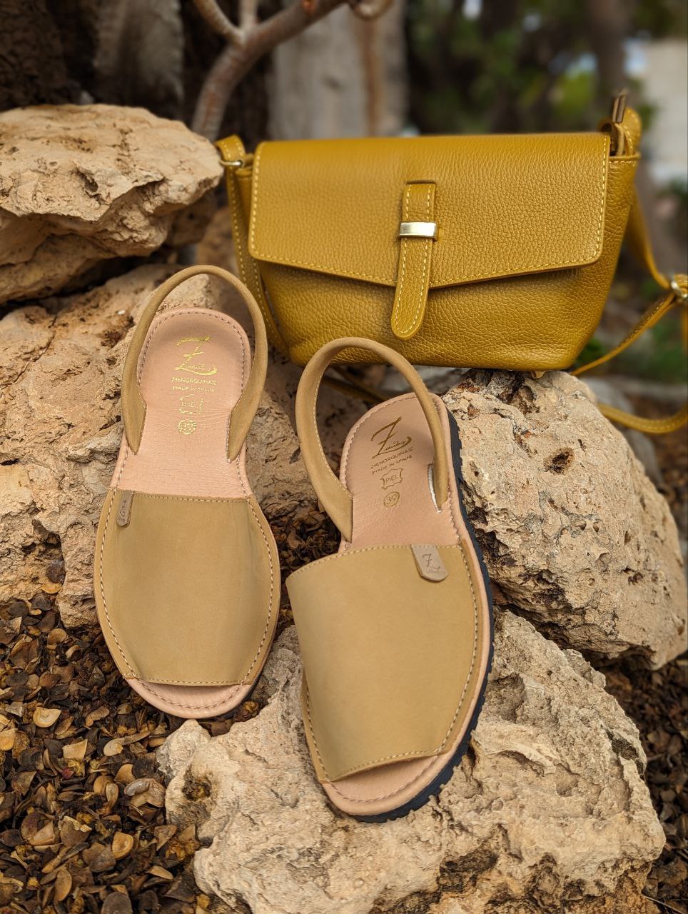 AB.ZAPATOS · 503-8 · NOB · melocoton+PELLE 169 mostaza АКЦИЯ - Imagen 2