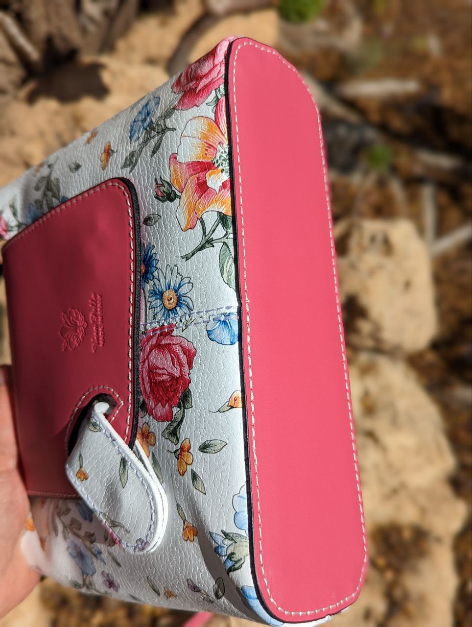 Ab. Zapatos 3106-8 magenta+Vera pelle flores fuxia АКЦИЯ - Imagen 7