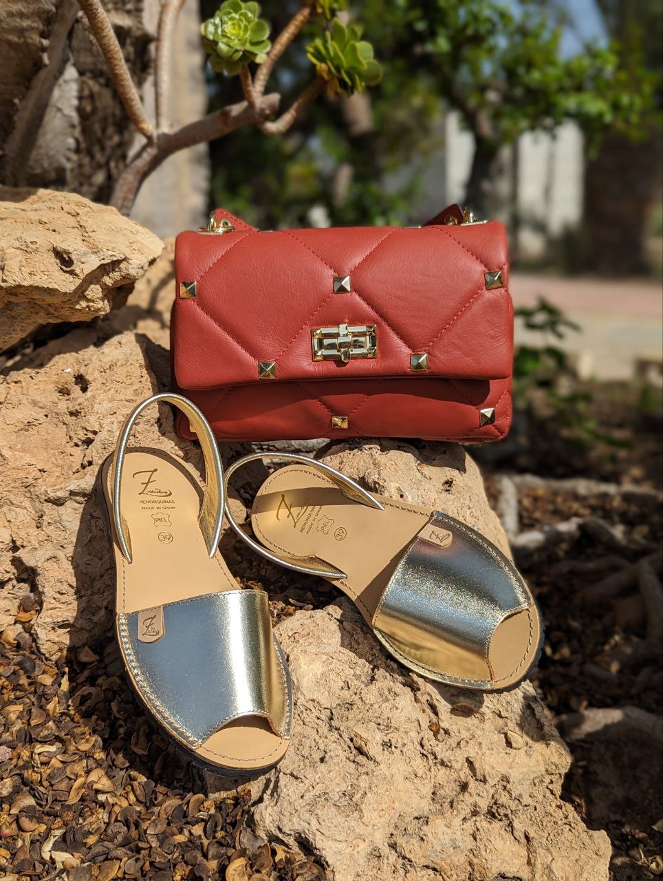 AB. Zapatos 3204 platino+Ab.Zapatos PELLE Valentina (820) Rust АКЦИЯ - Imagen 2