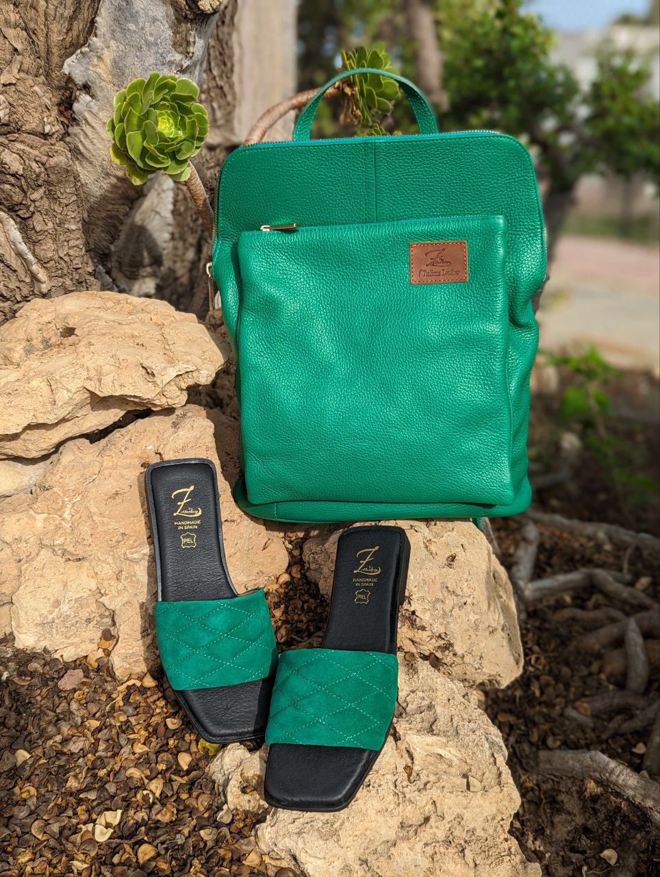 Ab.Zapatos 3420 TREBOL+PELLE Mochibol encina АКЦИЯ - Imagen 2