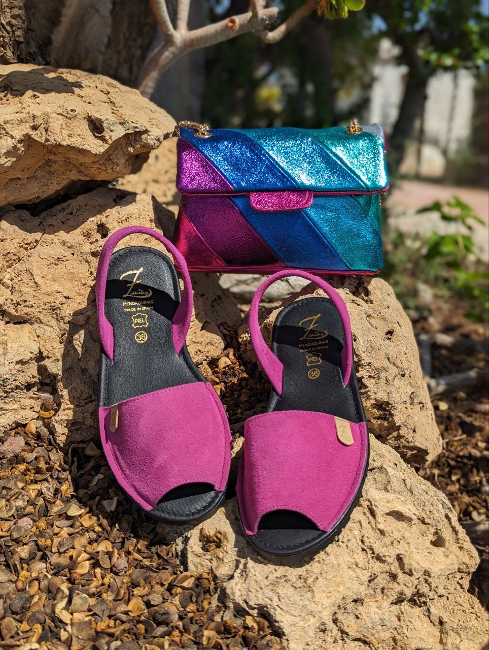Ab. Zapatos 3106-8 magenta+PELLE Iris (480) АКЦИЯ - Imagen 2