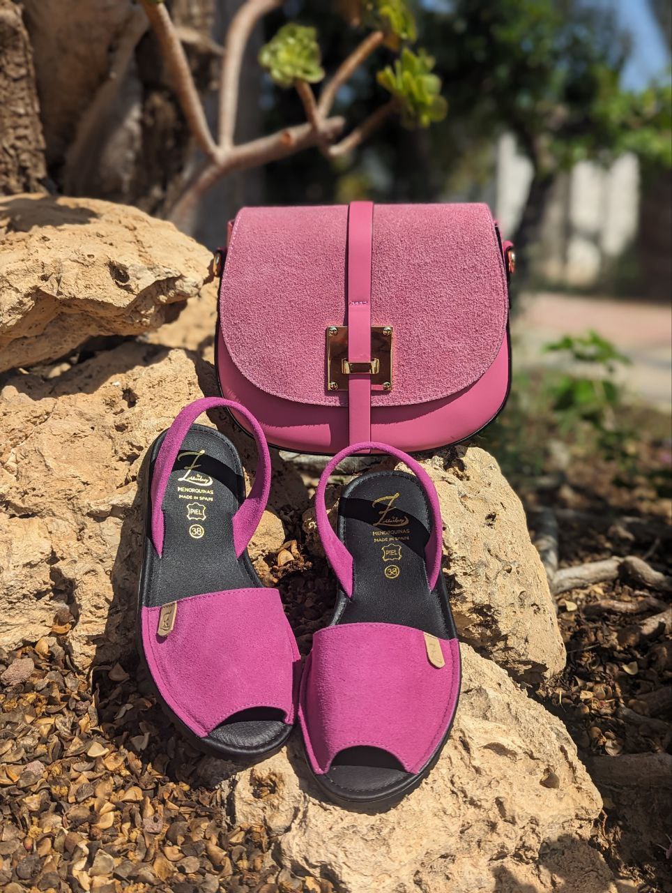 Ab. Zapatos 3106-8 magenta+PELLE · 2704 fuxia АКЦИЯ - Imagen 2