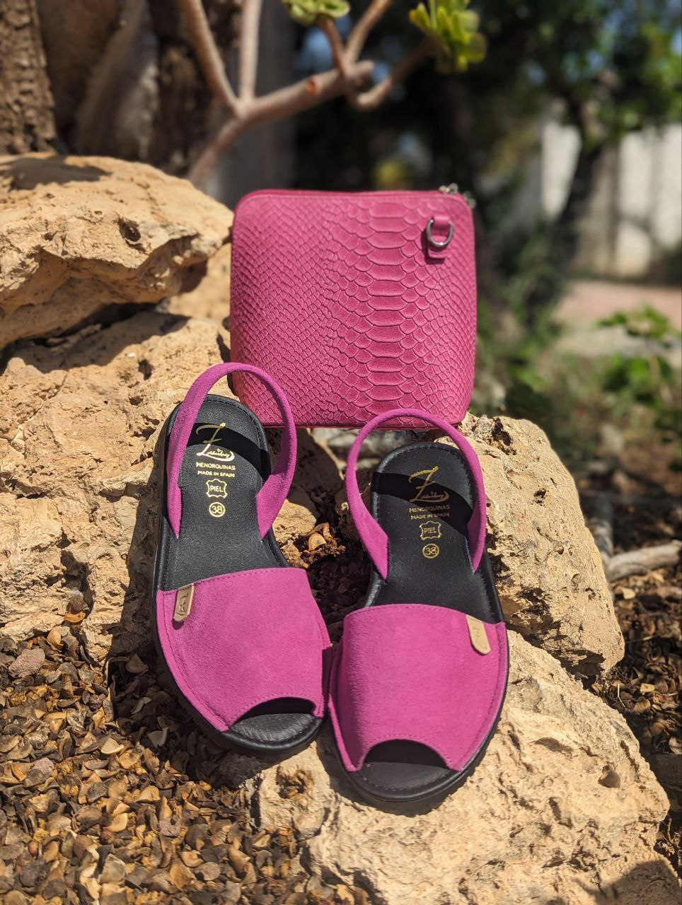 Ab. Zapatos 3106-8 magenta+Ab.Zapatos Pelle 306 (350) serpiente FUXIA АКЦИЯ - Imagen 2