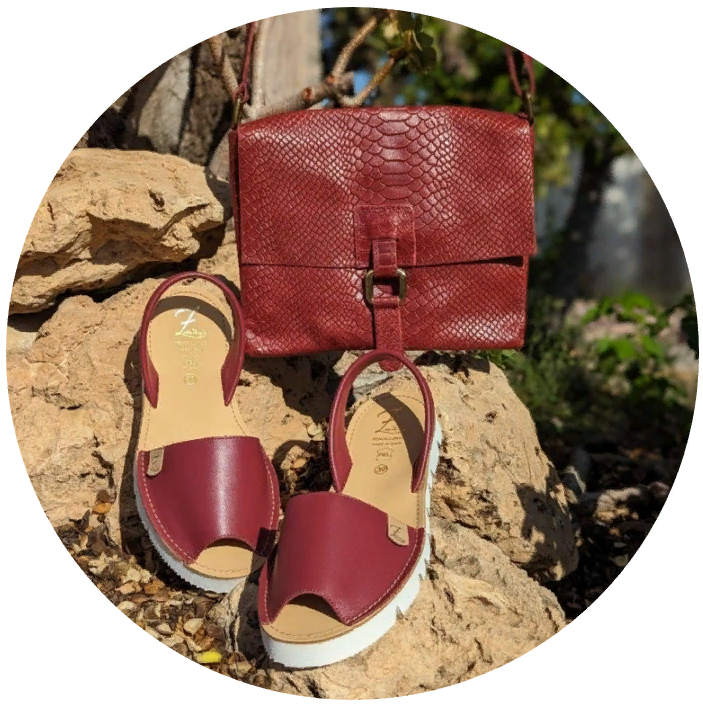 AB.Zapatos · 3202 · Granate+PELLE 17-06/2 SERPIENTE burdeos АКЦИЯ