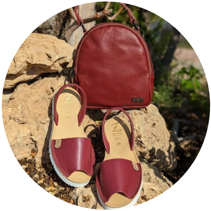 AB.Zapatos · 3202 · Granate+AB.Z · Pelle · mochila NAPA (630) Burdeos АКЦИЯ