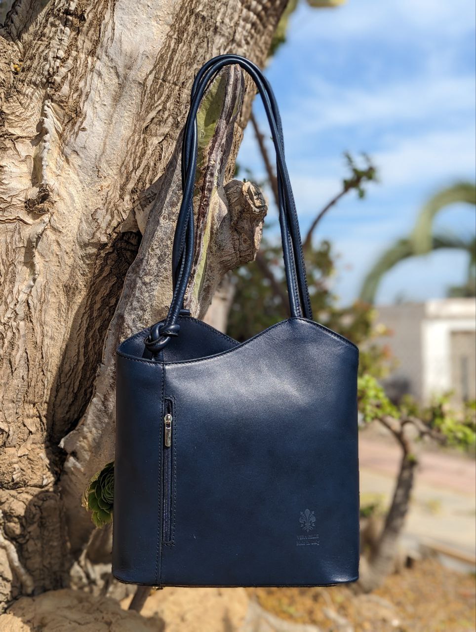 JOE SANCHEZ LAR 19408 MARINO+PELLE MOCHILA NAPA MARINO АКЦИЯ - Imagen 4