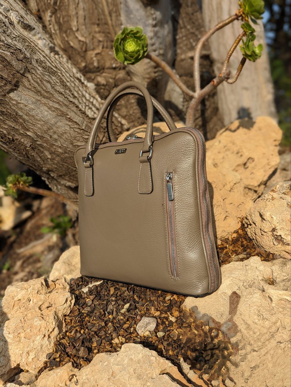 Ab. Z. PELLE · PORTATEL/2 napa (1210) taupe - Imagen 4