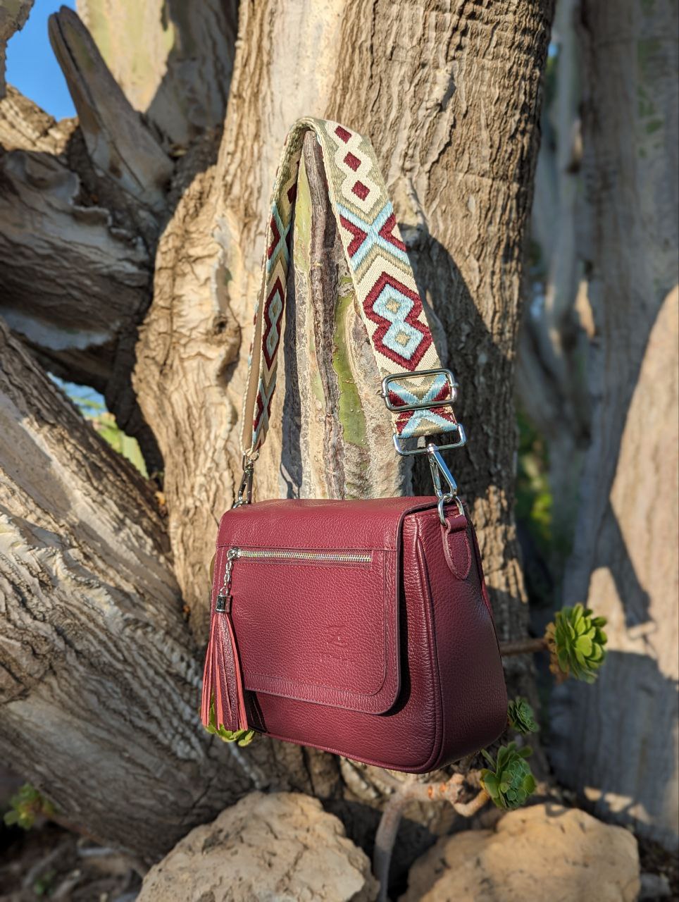 Pelle Ab.Zapatos VIGA (1170) Burdeos+CINTURON BOLSOS (150)-6 (13) АКЦИЯ - Imagen 2