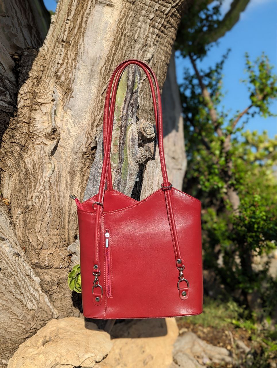 AB.Zapatos · 3202 · Granate+PELLE MOCHILA NAPA GRANATE АКЦИЯ - Imagen 4