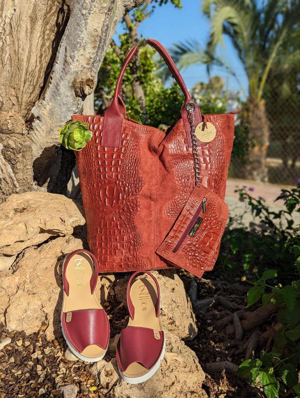 AB.Zapatos · 3202 · Granate+Pelle 1607 Coco Granate АКЦИЯ - Imagen 2