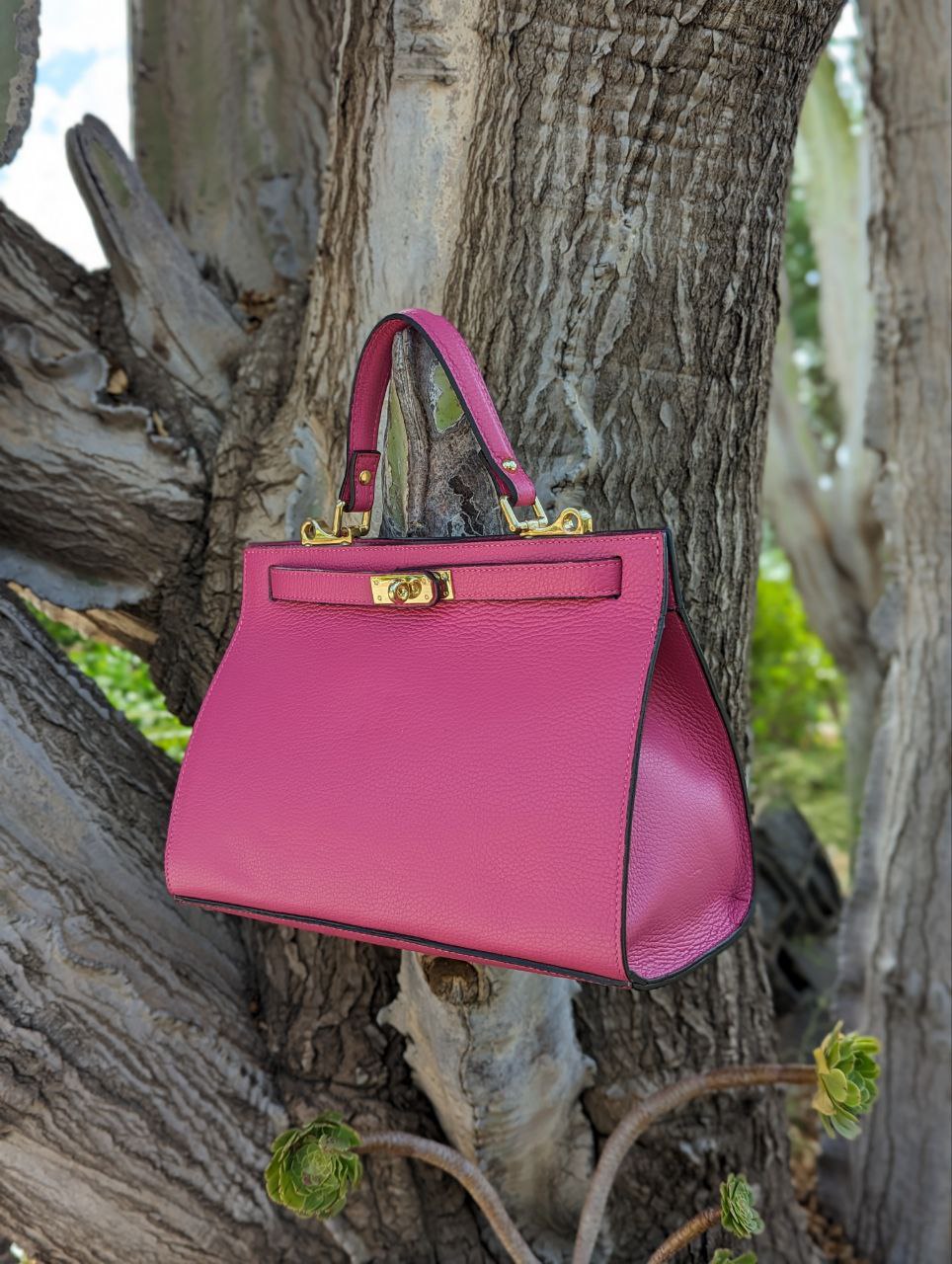 Ab.Zapatos PELLE Birkin/2 (720) fuxia - Imagen 2