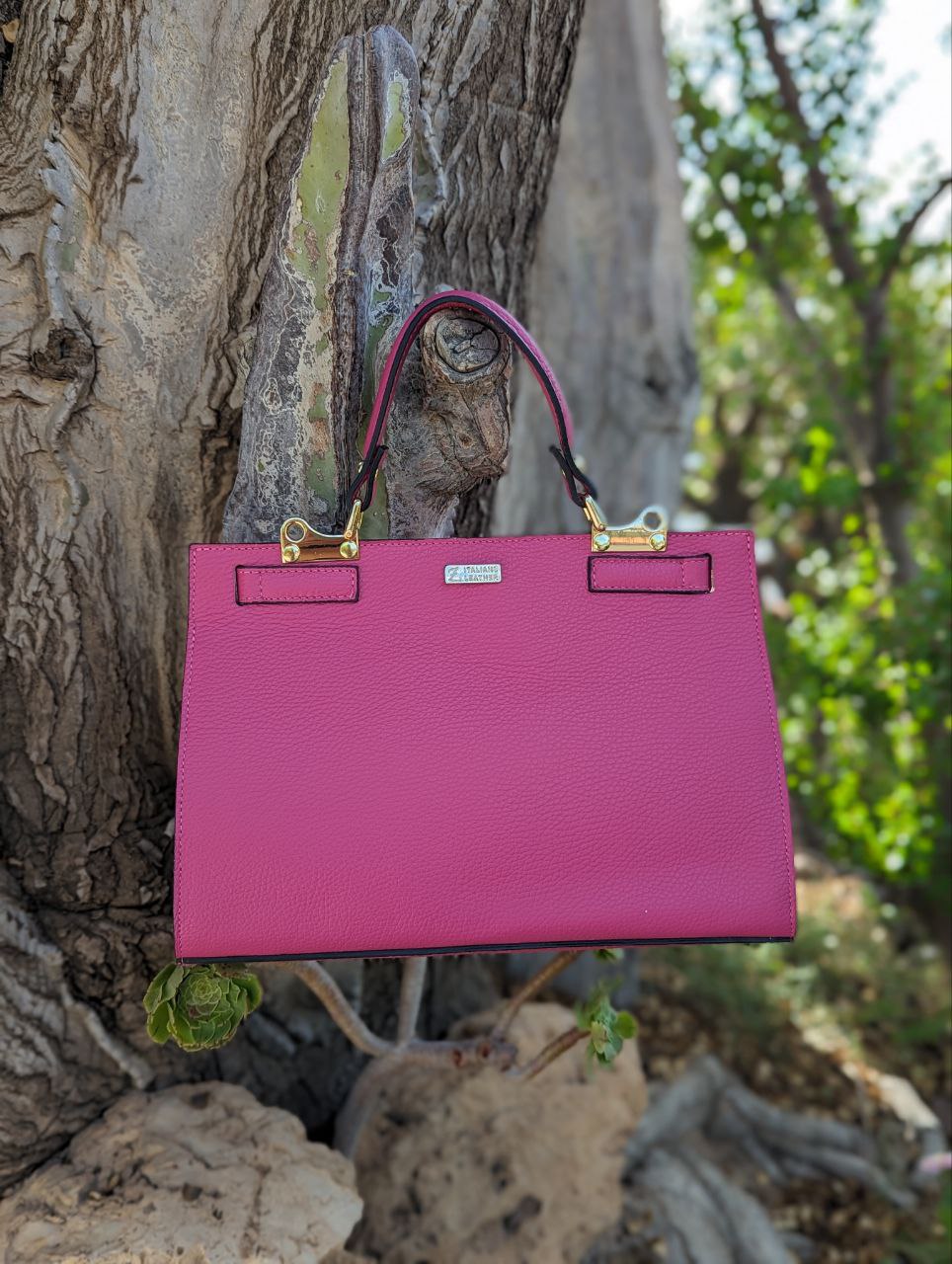 Ab.Zapatos PELLE Birkin/2 (720) fuxia - Imagen 3