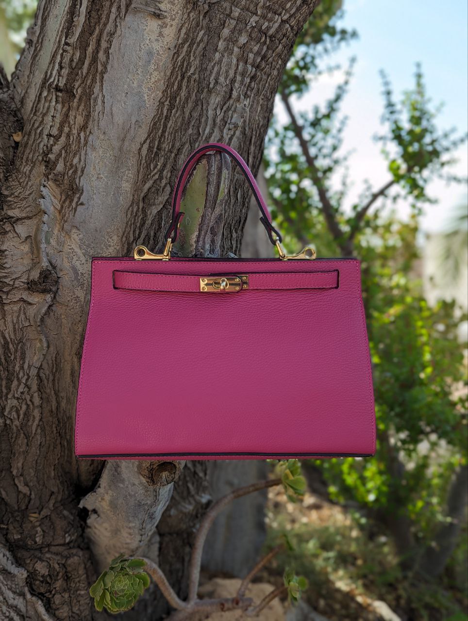 Ab.Zapatos PELLE Birkin/2 (720) fuxia - Imagen 7
