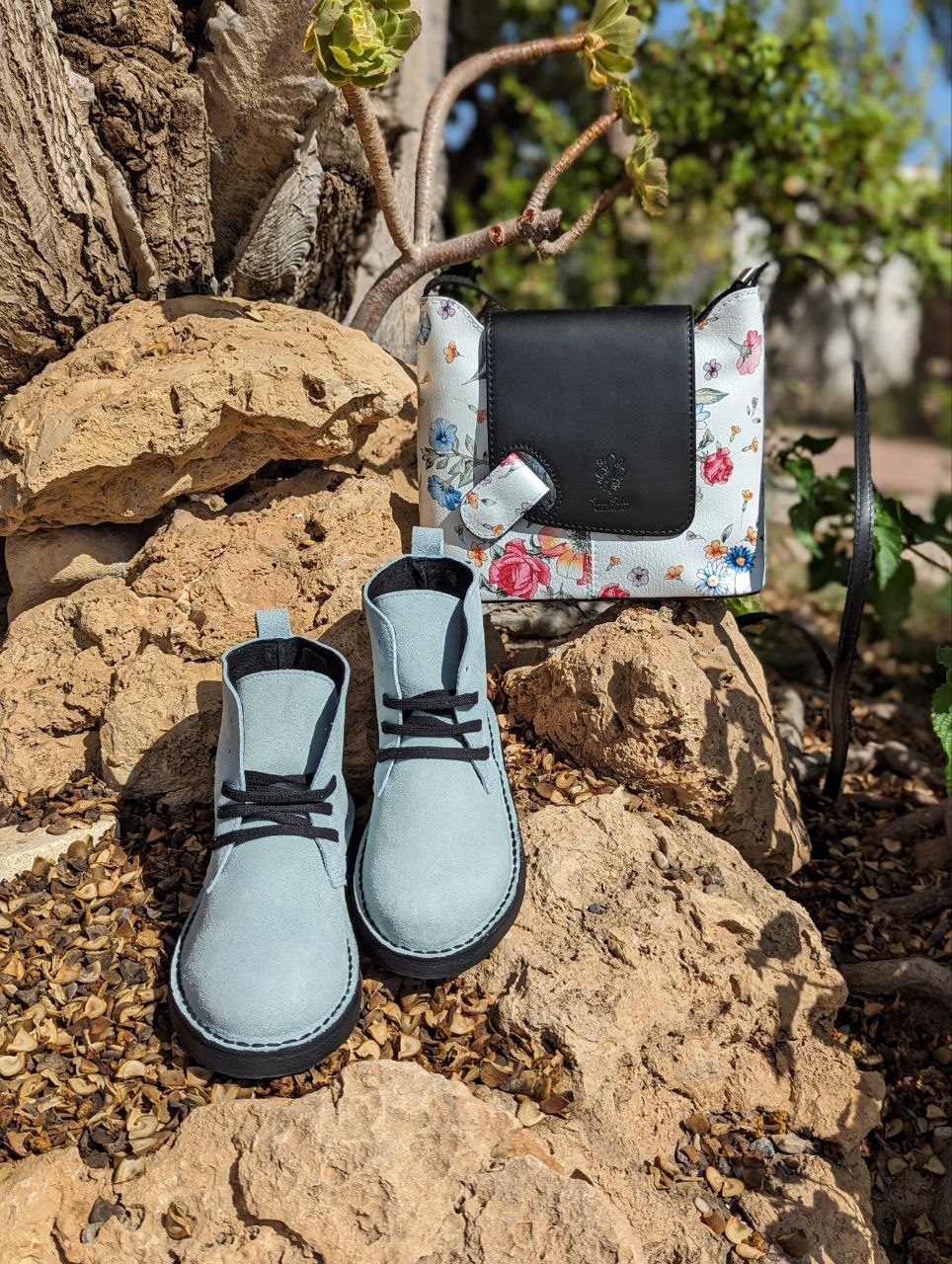 AB.Zapatos 1619/2 New · R · Caribe+Vera pelle flores Negro АКЦИЯ - Imagen 2