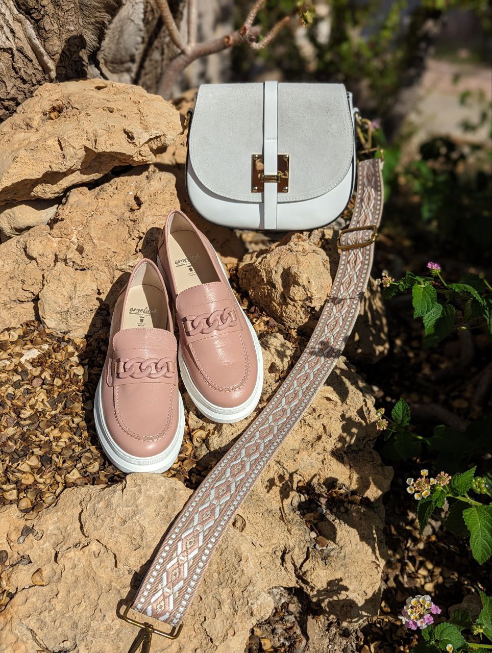 Amelie 4069AM rosa+PELLE · 2704 Blanco-(180)-26 (2) АКЦИЯ - Imagen 2