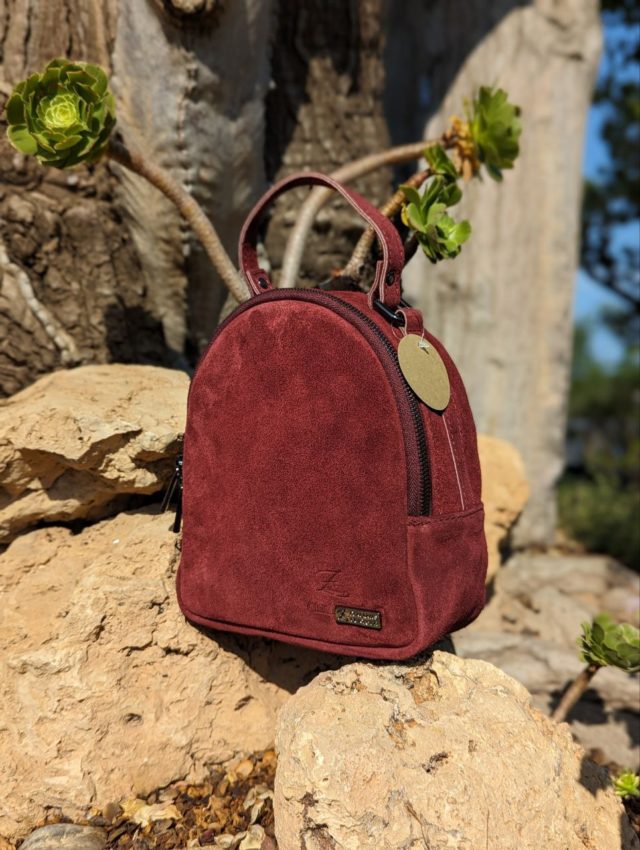 Ab. Zapatos 1619/2 New R · GRANATE+AB.Z · Pelle · mochila serraje (610) GRANATE АКЦИЯ - Imagen 4