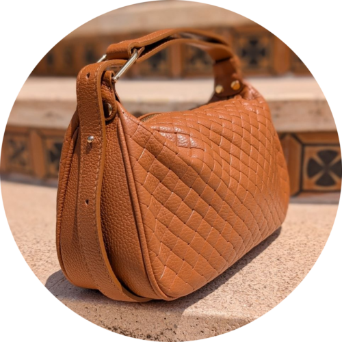 Итальянская сумка из натуральной кожи Ab.Z PELLE Canaria (470) CUERO
