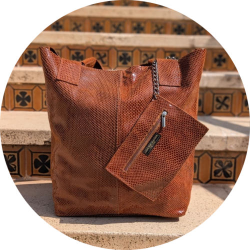 PELLE - Shopper Serpiente CUERO АКЦИЯ