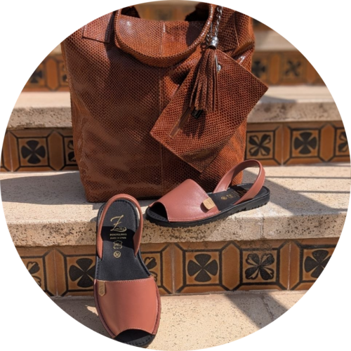 АКЦИЯ AB.ZAPATOS · 320-8 PC maquillaje + PELLE - Shopper Serpiente CUERO
